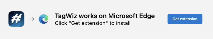 Microsoft Edge prompt showing how to add Chrome extensions to Edge